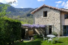 terrasse sud du gite