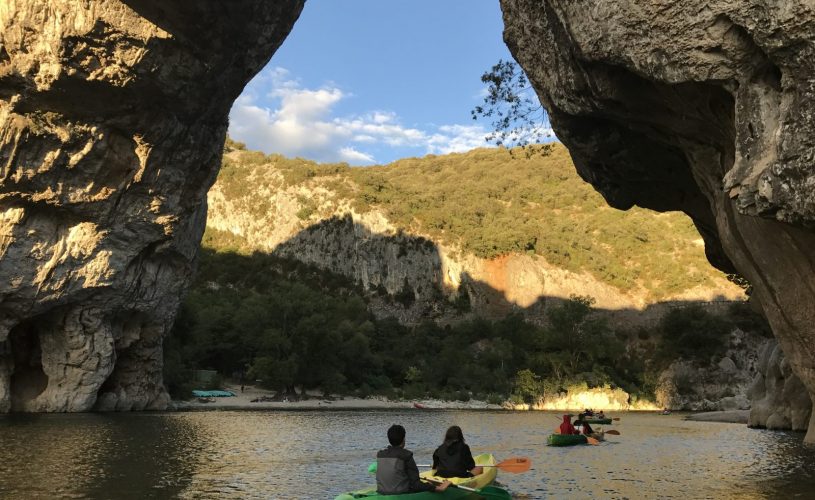 Guided sunset canoe trip