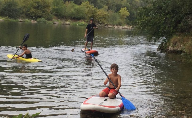 location de paddle pland d’eau ardèche