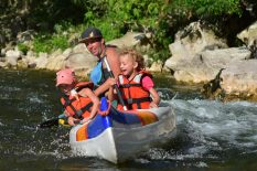 descente accompagnée ardèche à partir de 4 ans