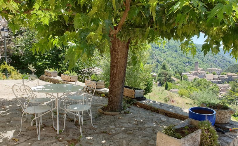 Terrasse et vue