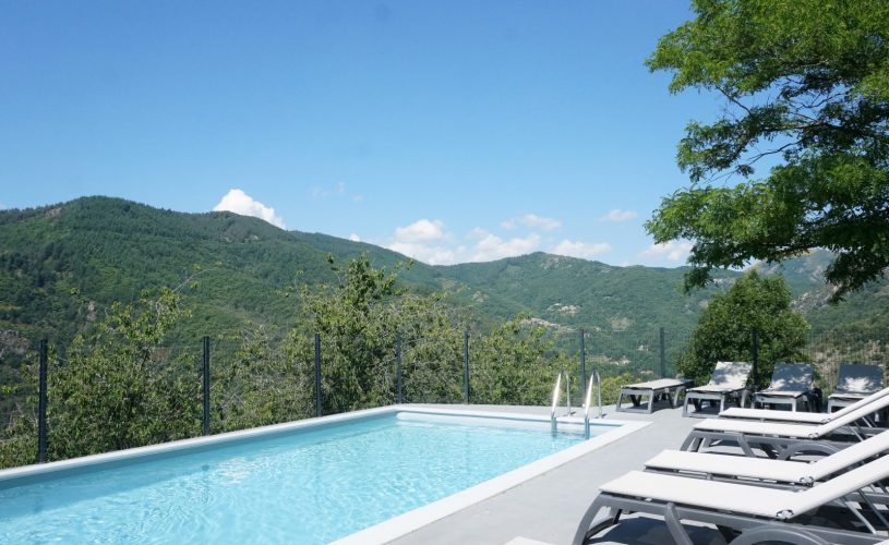 Piscine sécurisée, vue exceptionnelle