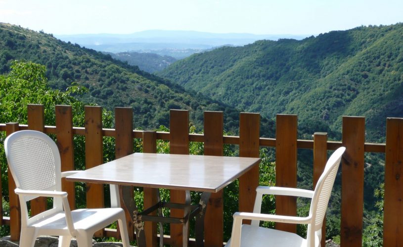 vue depuis la terrasse