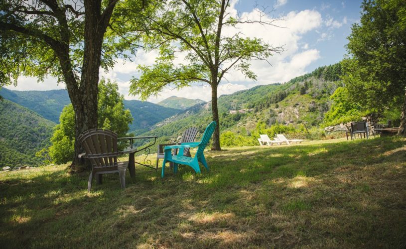 vue du jardin