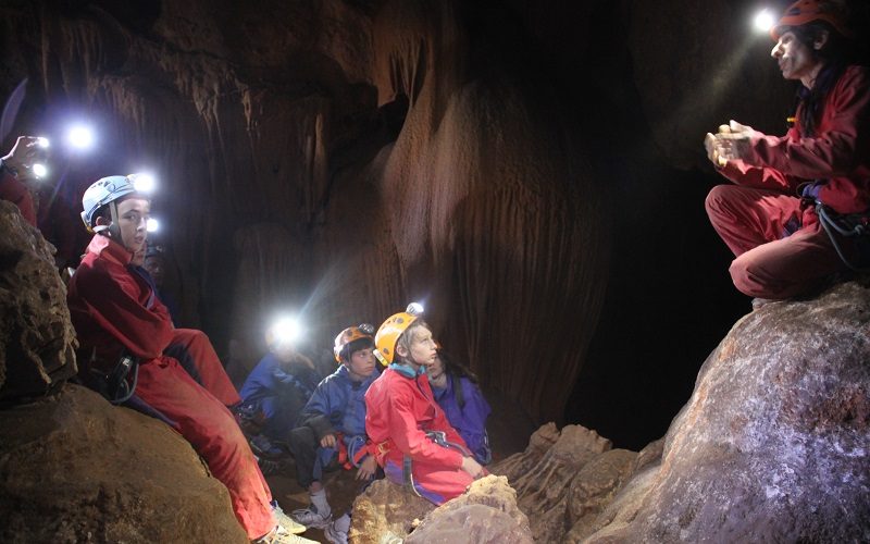 Spéléo famille Ceven’Aventure