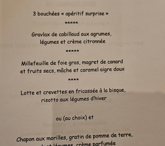 Menu de Noël  à emporter avec Notes de Saveurs_Aubenas